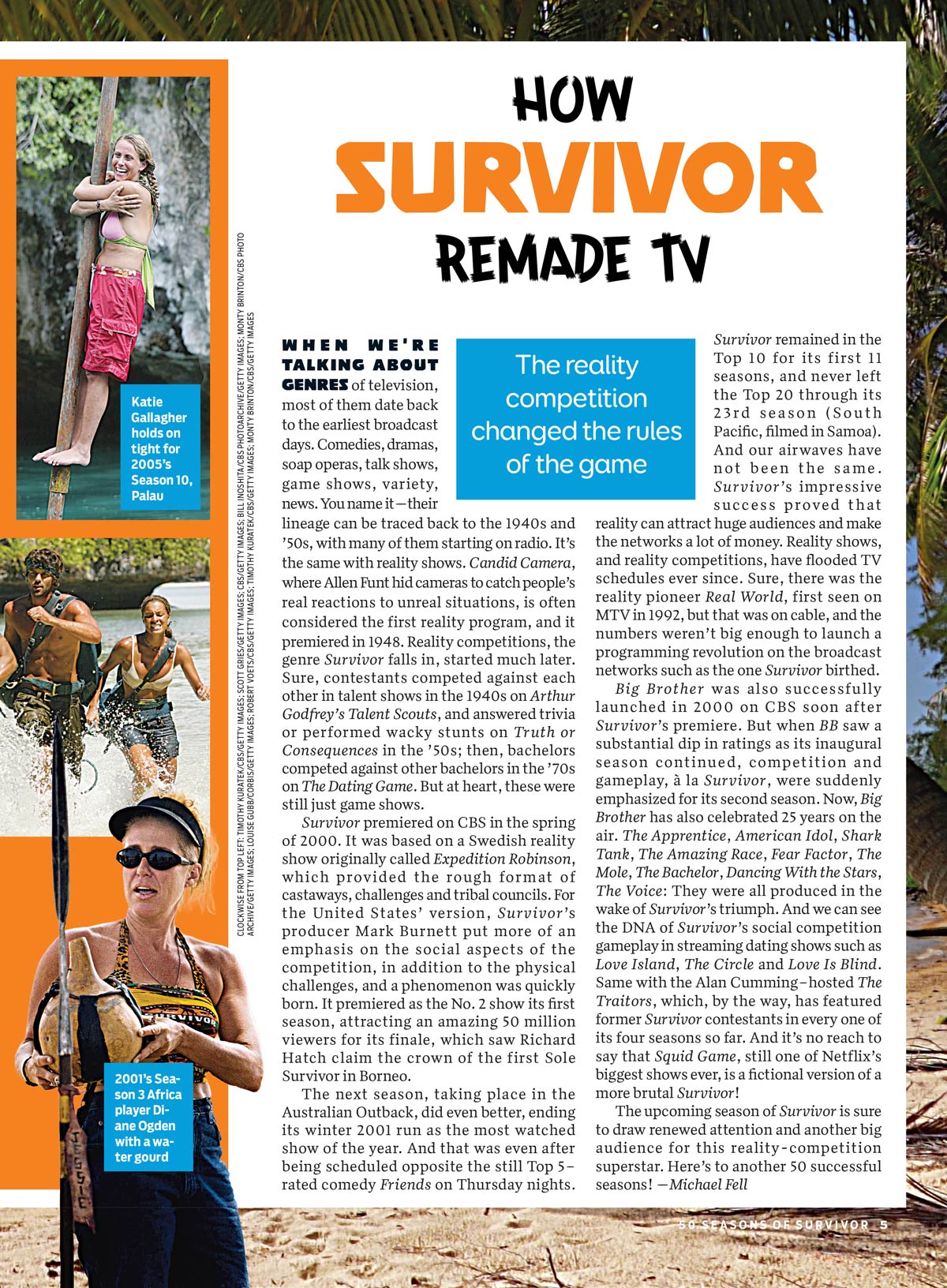 TV Guide - Survivor: Special Collector's Issue, Celebrate 50 Unforgettable Seasons, The Cast, Unforgettable Blindsides, Strategic Twists, Shocking Tribal Councils, Legendary Players & More!