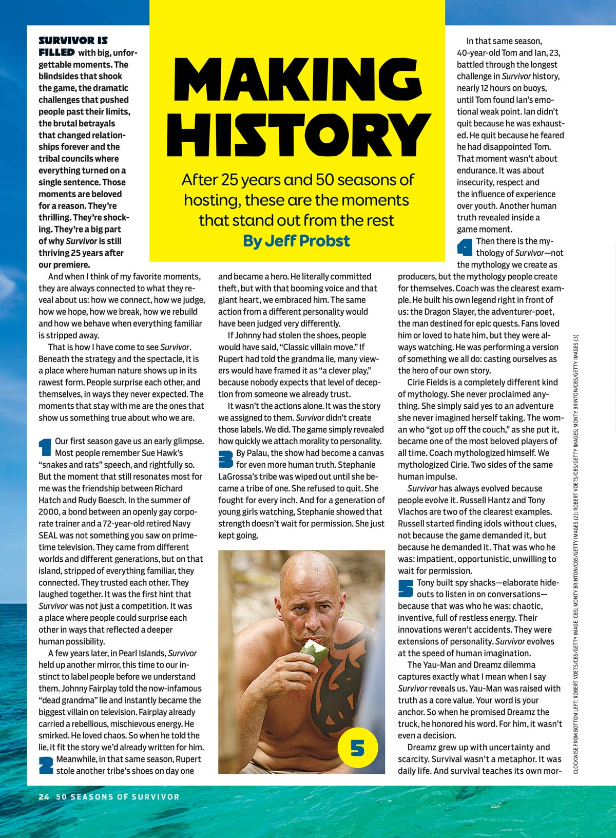 TV Guide - Survivor: Special Collector's Issue, Celebrate 50 Unforgettable Seasons, The Cast, Unforgettable Blindsides, Strategic Twists, Shocking Tribal Councils, Legendary Players & More!
