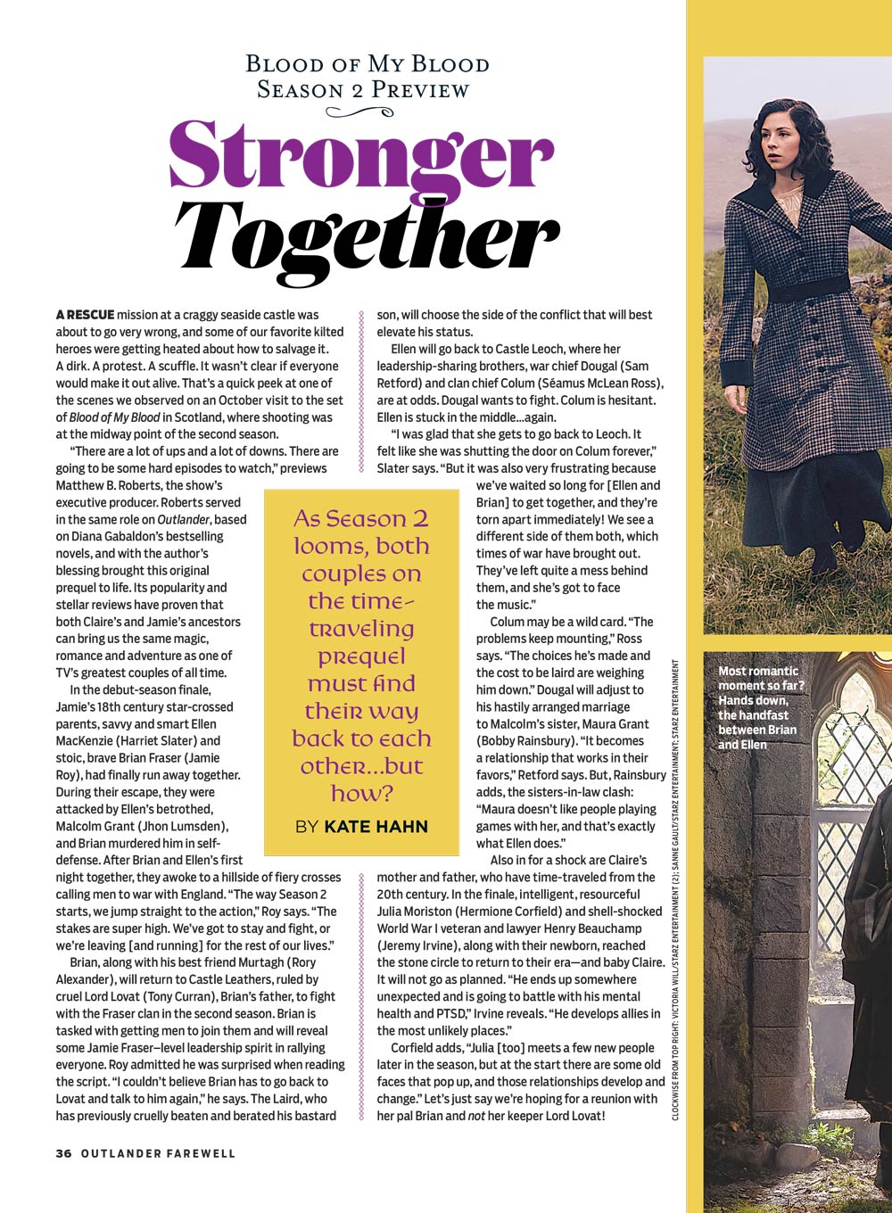 TV Guide - Farewell Outlander: Deluxe Collector’s Edition, Cait & Sam's Emotional Goodbyes, Top Unforgettable Episodes, Exclusive Insights, Historical Fiction TV Show In The Scottish Highlands & More!