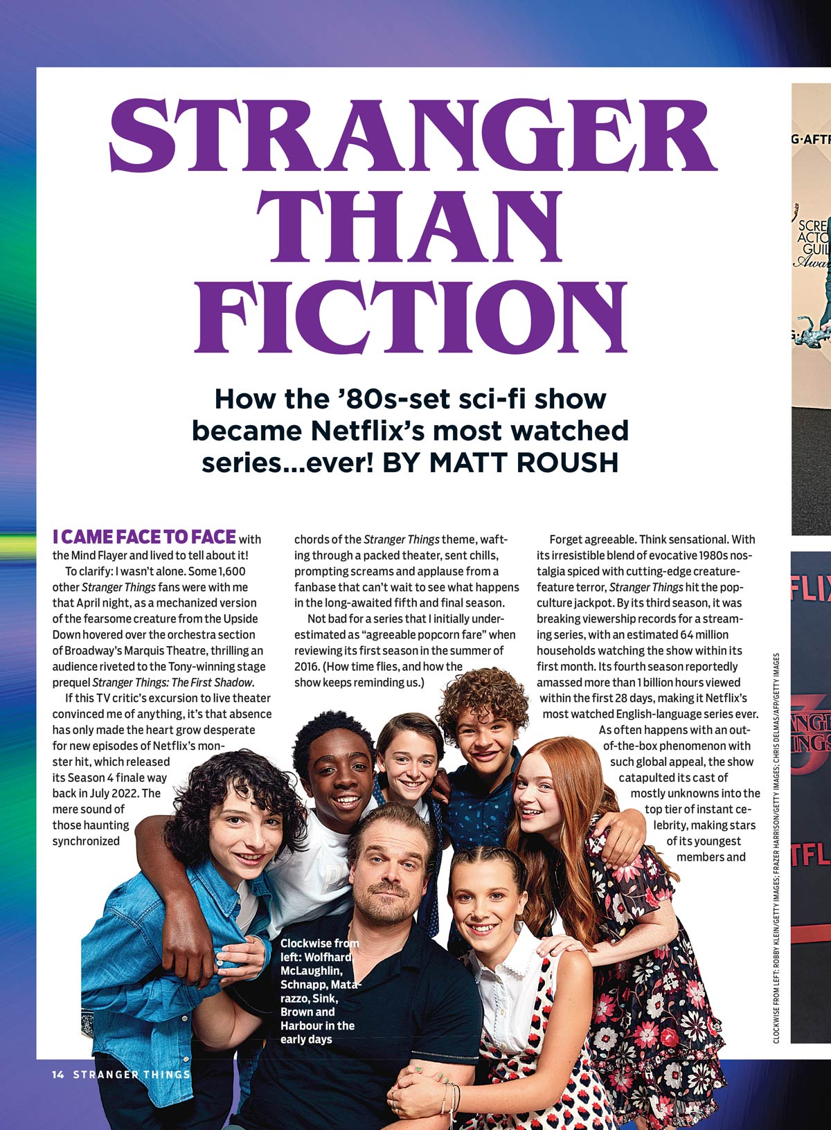 TV Guide - Stranger Things: The Deluxe Collector's Edition, Exclusive Insights Into All 5 Seasons Of The Hit Series, Nostalgic Moments With Millie Bobby Brown, Finn Wolfhard, Noah Schnapp & More!
