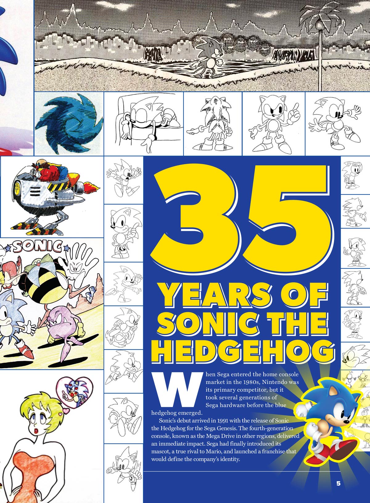 Sonic The Hedgehog - The Independent & Unofficial Ultimate Guide: 35th Anniversary Special, The Games, The Shows, The Movies, Characters A To Z,  Sequels & Spin-Offs, Free Double Poster Inside & More!