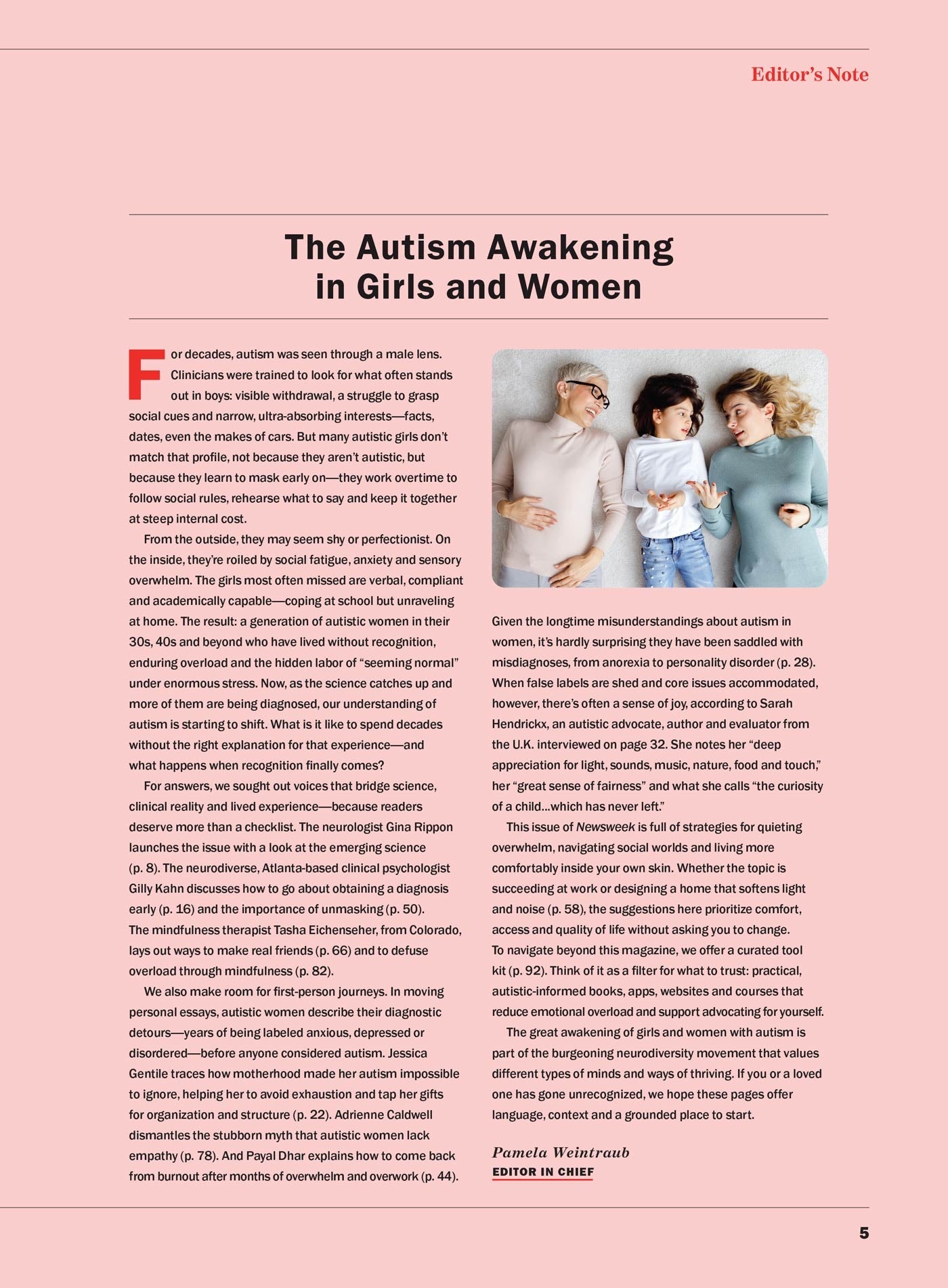 Newsweek - Autism In Girls & Women: Tools For Work, Travel, Parenting, Making Friends & Sensory Overload, Autism Diagnosis In Late 30's & Beyond, Find Your Tribe & More!