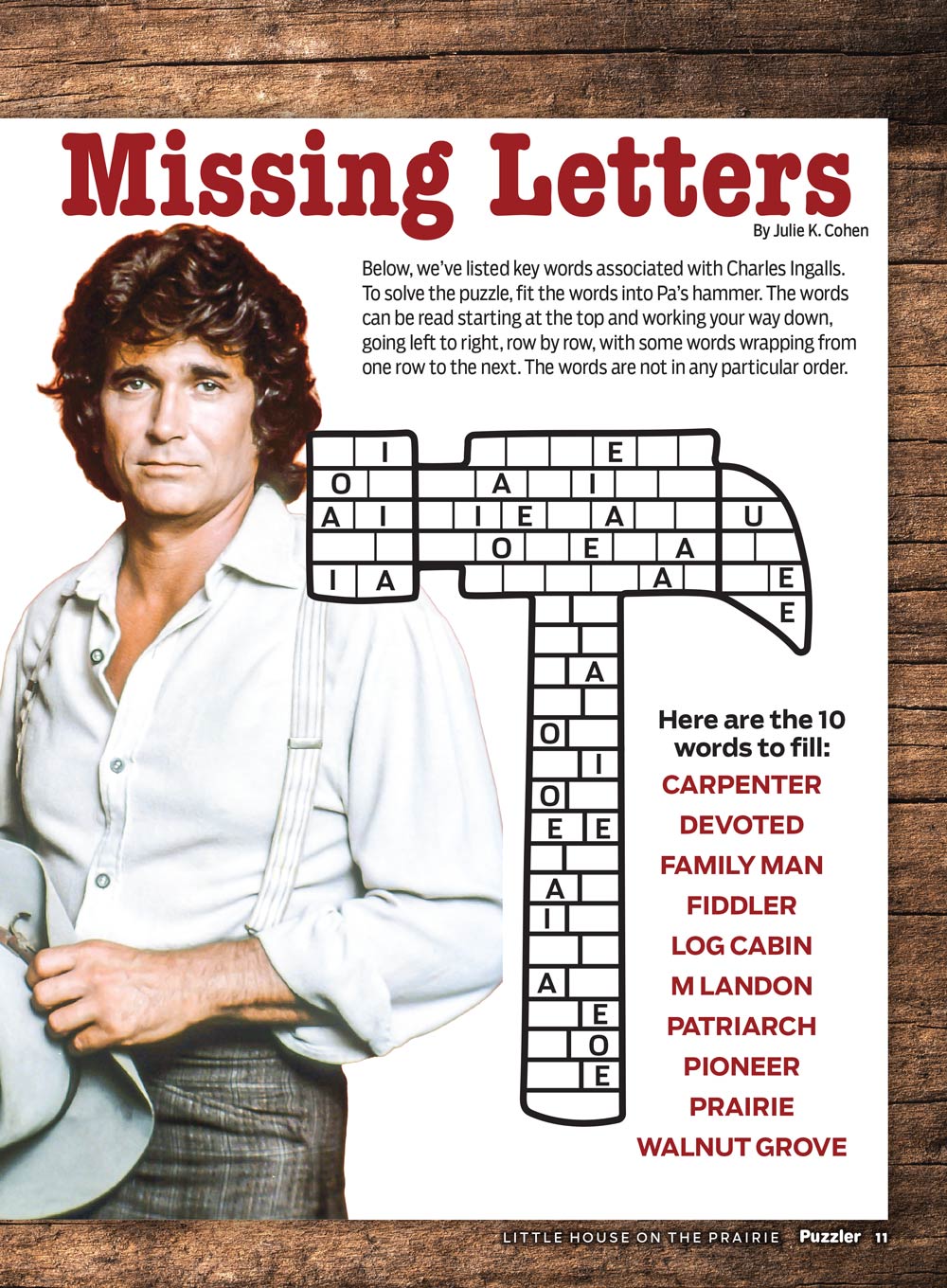 TV Guide - Little House On The Prairie Puzzler: Solve Criss Crosses, Word Sudoku, Missing Letters, Scrambles, Word Searches, Crosswords, Spot The Differences & More!