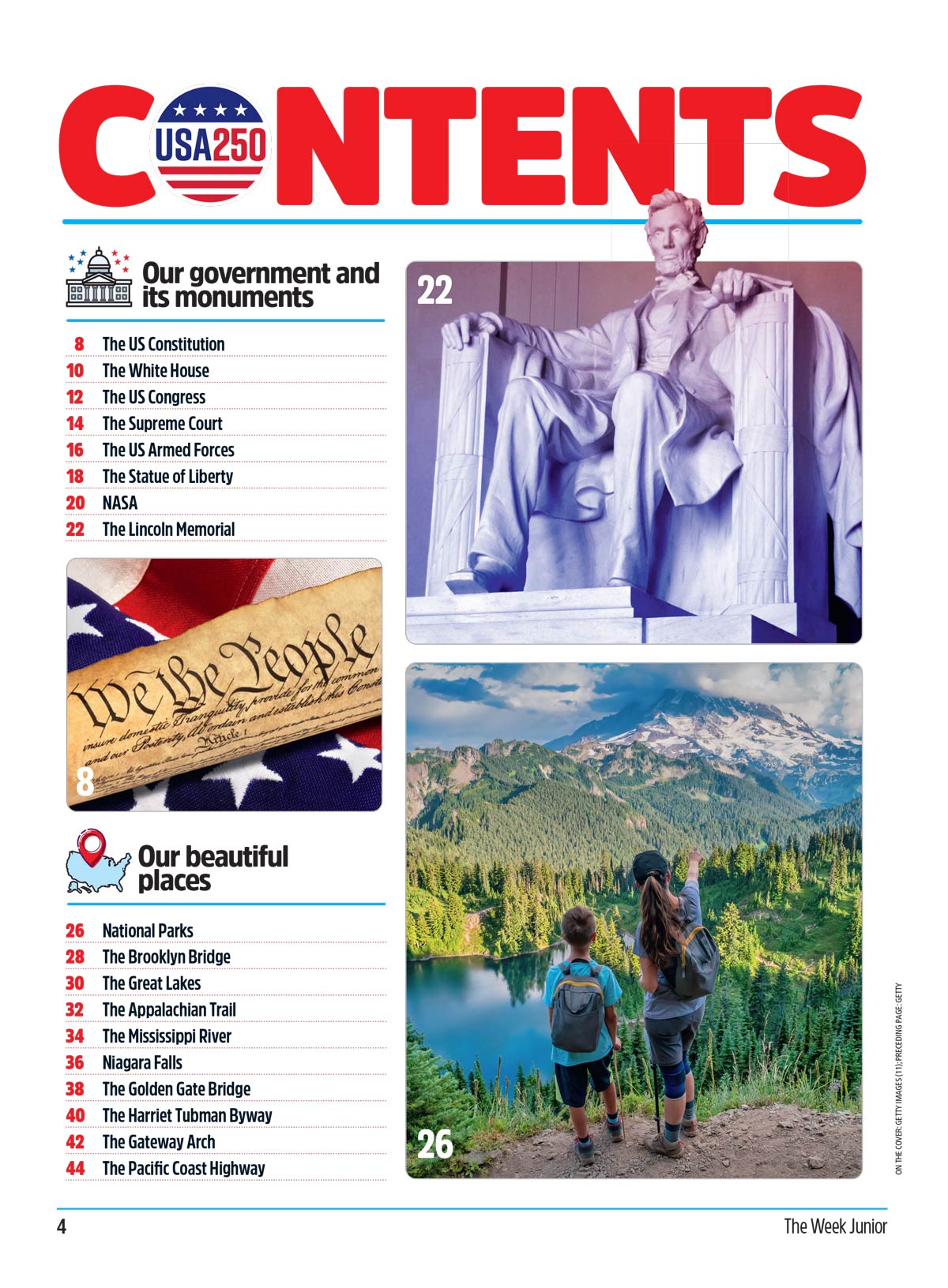 The Week Junior Presents a Special Commemorative Edition: All About America - Discover the Inspiring People, Places, Events, and Celebrations That Have Shaped the Nation for 250 Years