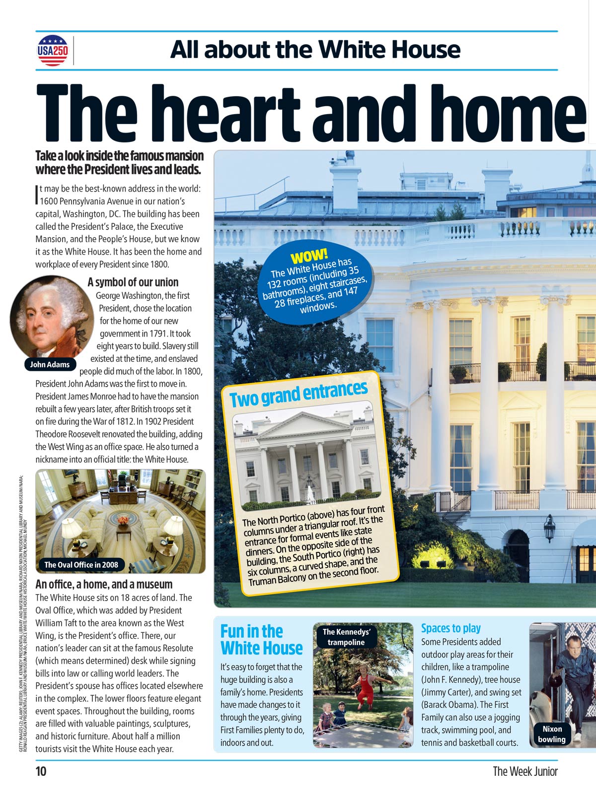 The Week Junior Presents a Special Commemorative Edition: All About America - Discover the Inspiring People, Places, Events, and Celebrations That Have Shaped the Nation for 250 Years