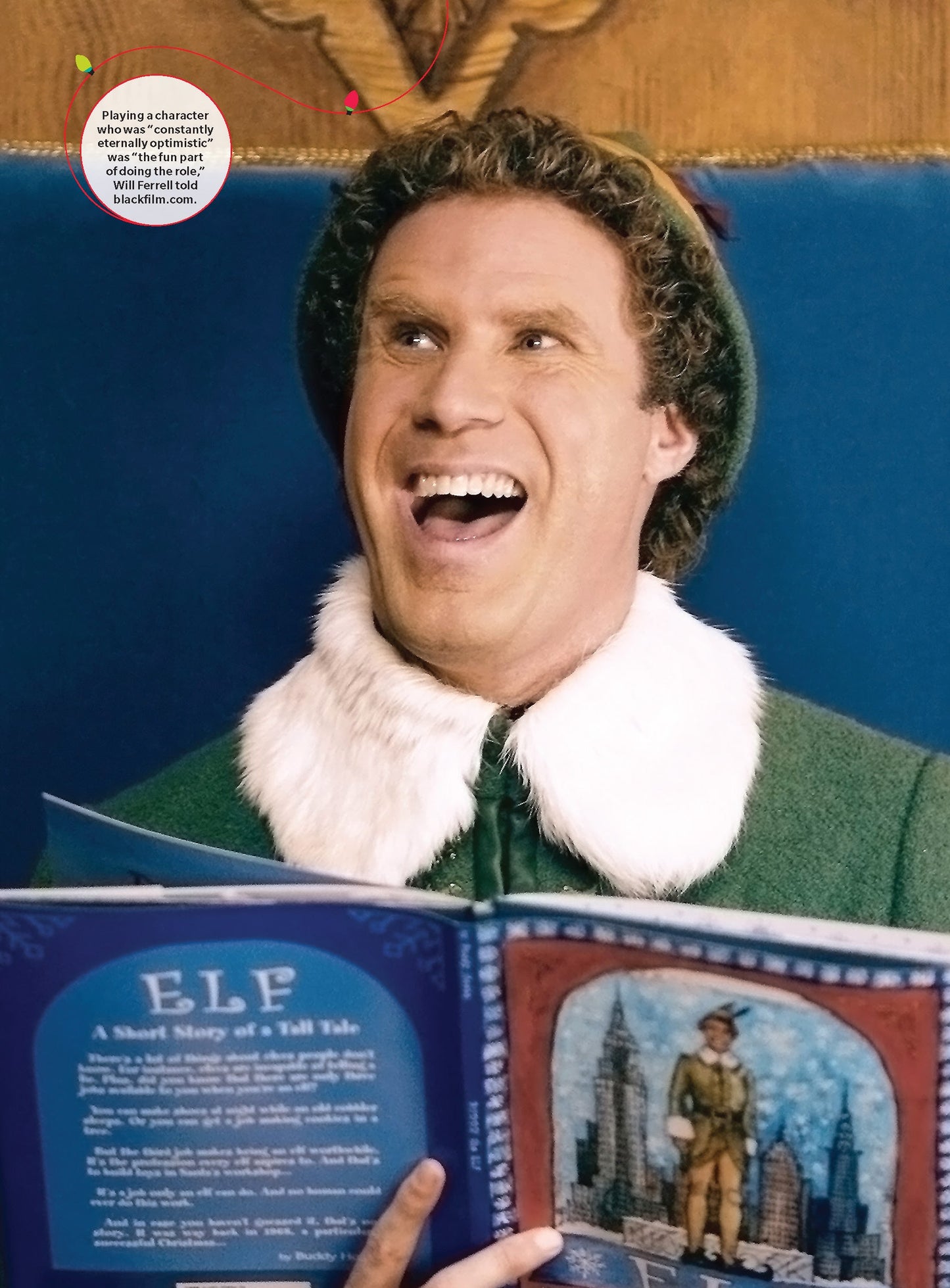 Elf + The Best Holiday Movies - Complete Fan Guide: Buddy The Elf, 20th Anniversary, Will Ferrell, Classics, Love Actually, Rudolph, Home Alone, White Christmas, Charlie Brown & Miracle On 34th Street