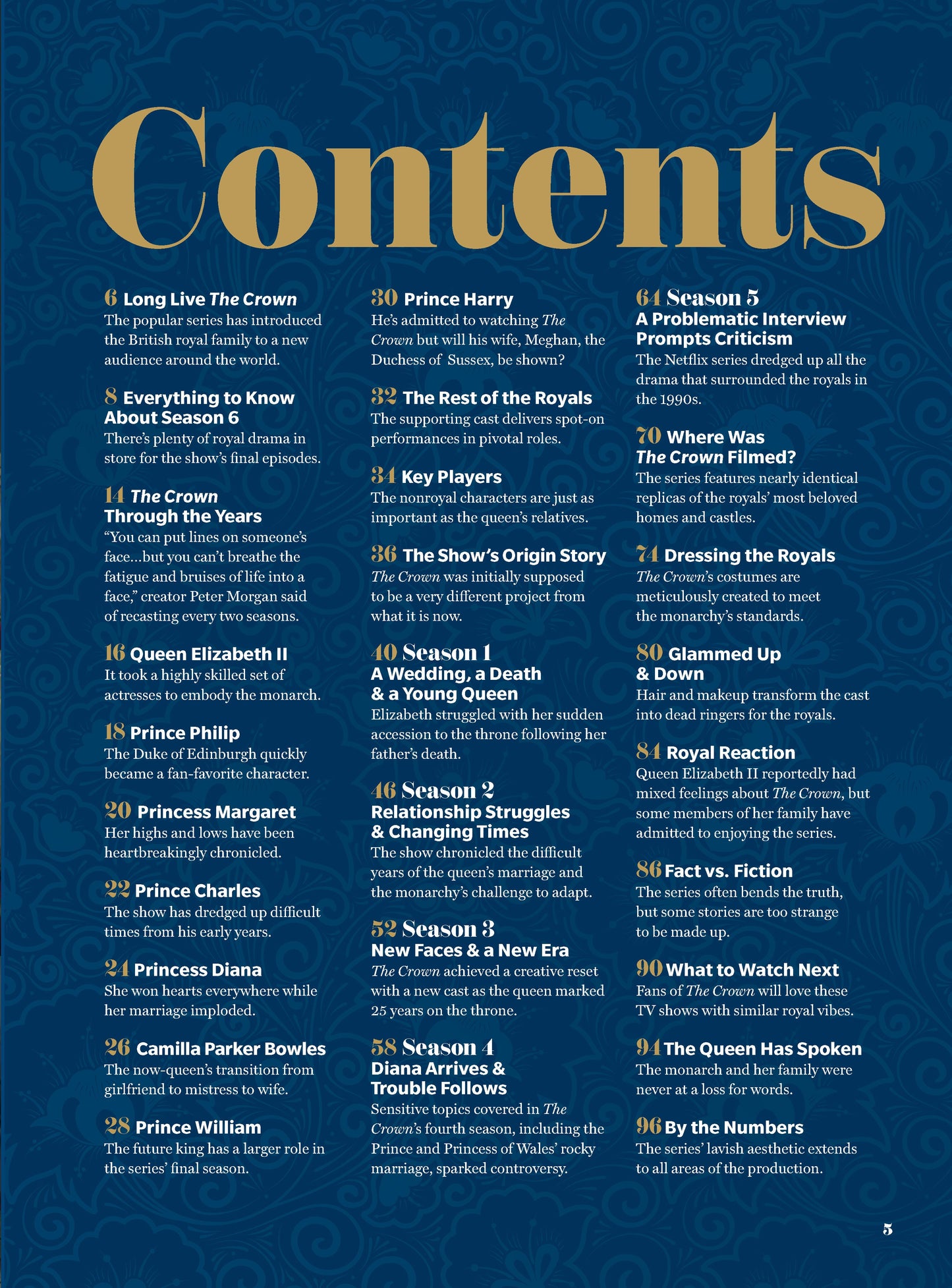 The Crown - Secrets Of Season 6: Fan Guide, Netflix, Fact vs. Fiction, Royal Family, Queen Elizabeth II, Princess Diana, King Charles III, Camilla Bowles, Prince William, Kate Middleton & Prince Harry