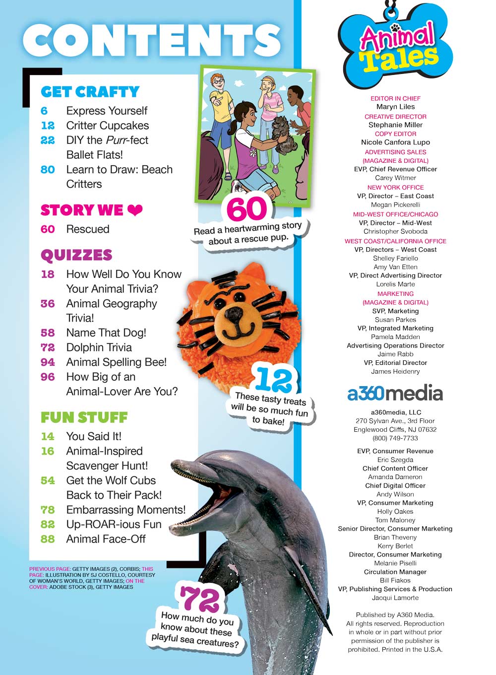 Animal Tales - How To Be A Pet Whisperer: 100+ Animal Facts, 10 Free Posters, 4 Animal Jobs, Can You Read Your Pet's Mind, Critter Q&A, Animal Heroes, Photo Special, Rescues, Trivia, Spelling & More!