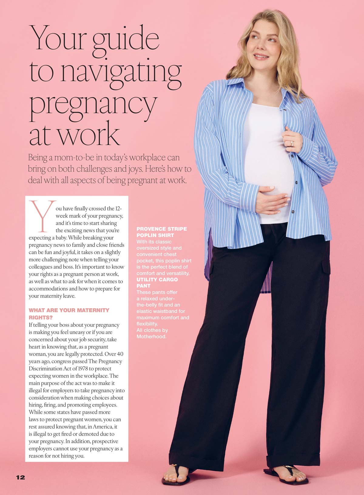 Motherhood - Maternity:  20 Nutritional Recipes For Every Trimester, Expert Tips, Pregnancy At Work, Safe Workouts, Fashion, Preparing For Arrival, New Mom Essentials, Breastfeeding, Postpartum & More!