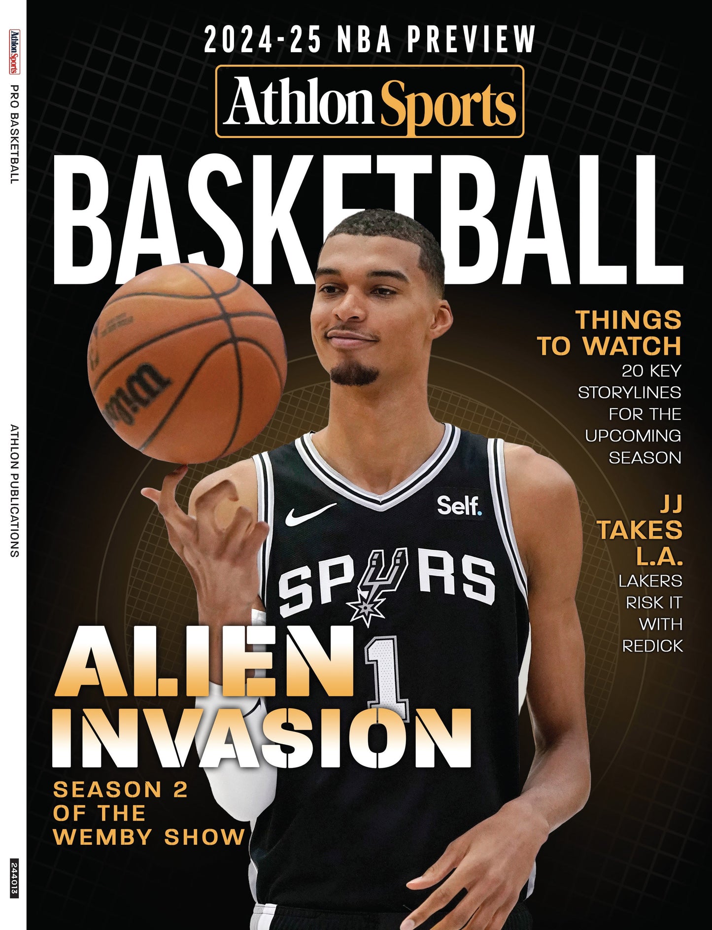 Athlon Sports - 2024-25 NBA Preview: 15 Key Storylines, Lakers JJ Redick Gamble, Wemby's Alien Invasion, In-Depth Conference Previews, Bold Predictions, Fantasy Guide, Lebron James, Steph Curry & More