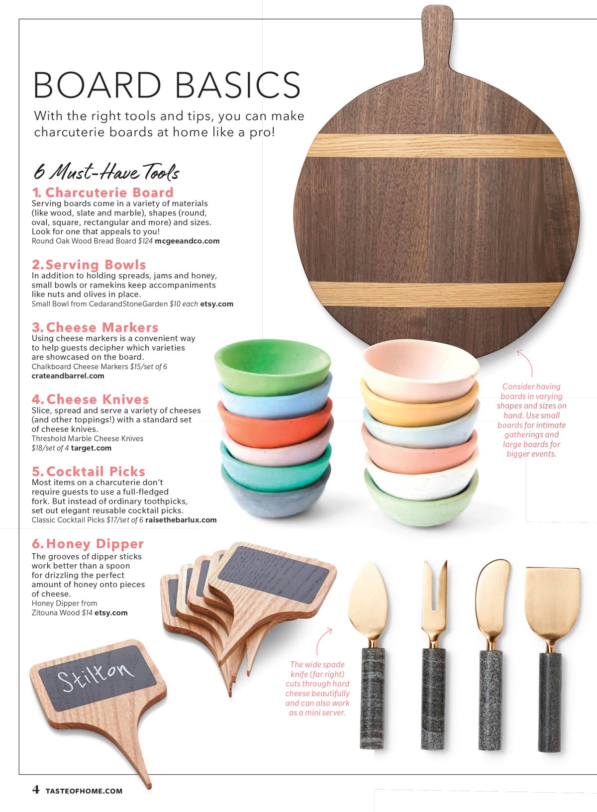 Taste of Home - Boards & Spreads: Snack Boards, Meal Boards, Dessert Boards, Holiday & Party Boards, Easy-To-Assemble Charcuterie Board, Pancake Breakfast Board, Cheers For Chocolate Board & More!