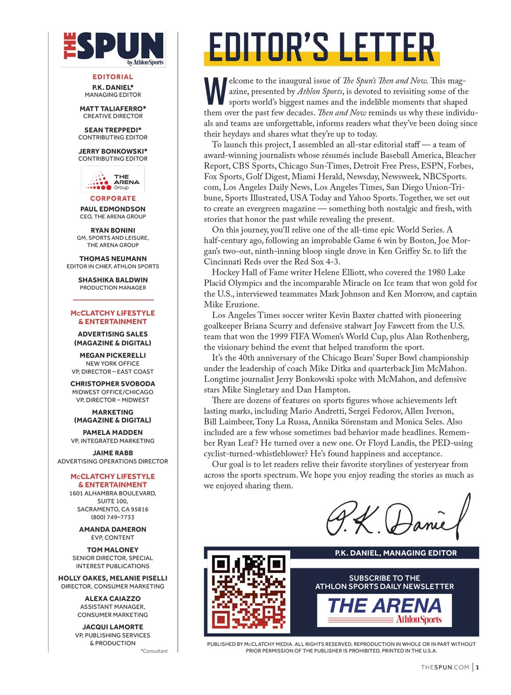 The Spun - Athlon Sports: Then & Now, Relive Iconic Sports Moments, The Big Red Machine, The 1999 Women’s World Cup, The 1985 Bears, Miracle On Ice, Celebrate Legends Who Changed The Game & More!