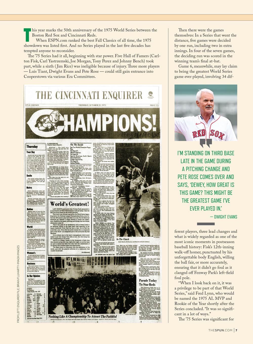 The Spun - Athlon Sports: Then & Now, Relive Iconic Sports Moments, The Big Red Machine, The 1999 Women’s World Cup, The 1985 Bears, Miracle On Ice, Celebrate Legends Who Changed The Game & More!