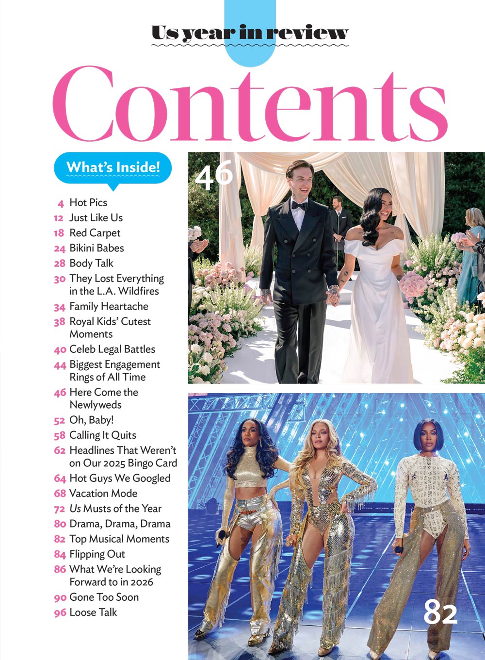 Us Weekly - 2025 Year In Review: Biggest Moments In Music, TV & Movies, Stars We Loved & Lost, Breakups, Baby Announcements, Weddings & Engagement Rings, Royal Scandals, Drama, Legal Showdowns & More!