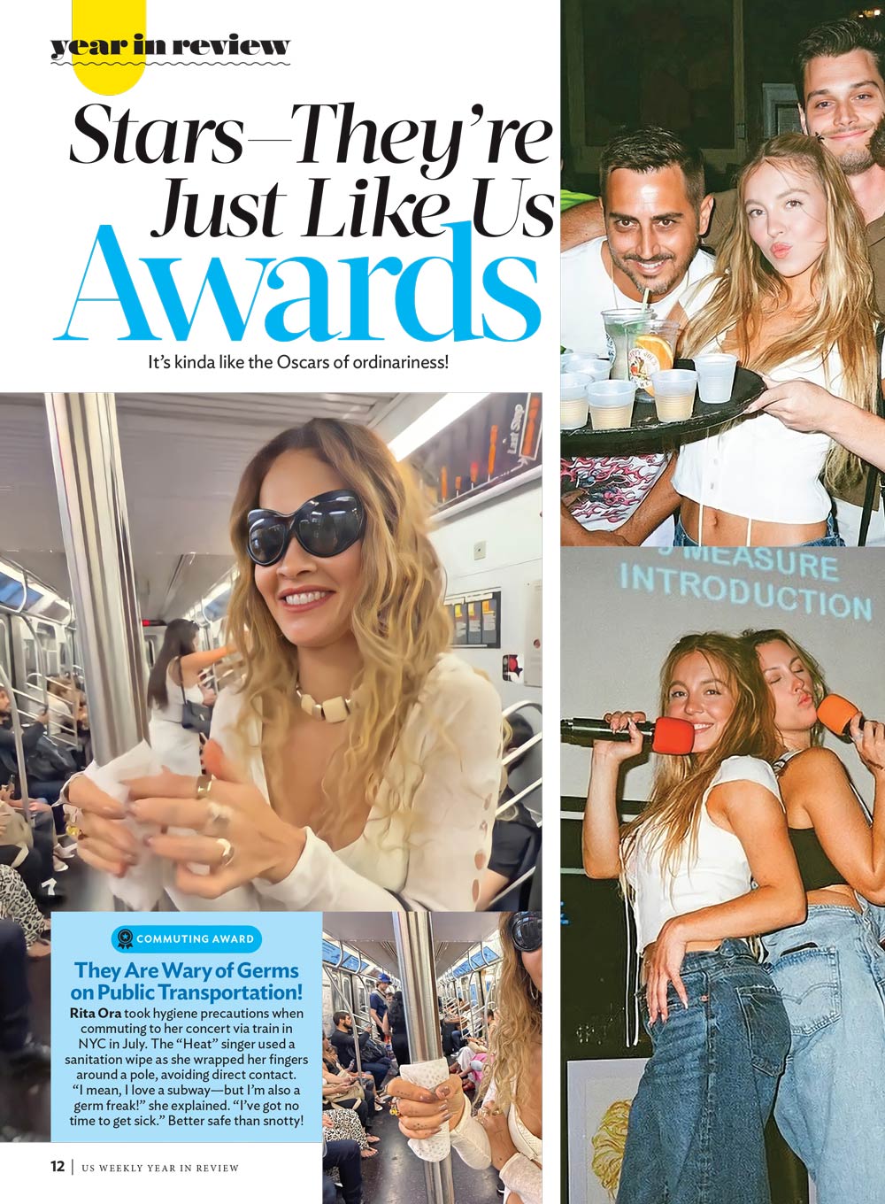 Us Weekly - 2025 Year In Review: Biggest Moments In Music, TV & Movies, Stars We Loved & Lost, Breakups, Baby Announcements, Weddings & Engagement Rings, Royal Scandals, Drama, Legal Showdowns & More!