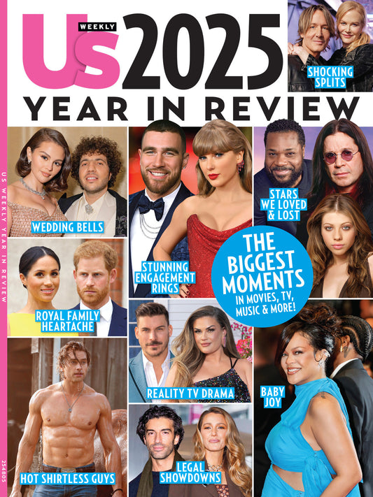 Us Weekly - 2025 Year In Review: Biggest Moments In Music, TV & Movies, Stars We Loved & Lost, Breakups, Baby Announcements, Weddings & Engagement Rings, Royal Scandals, Drama, Legal Showdowns & More!