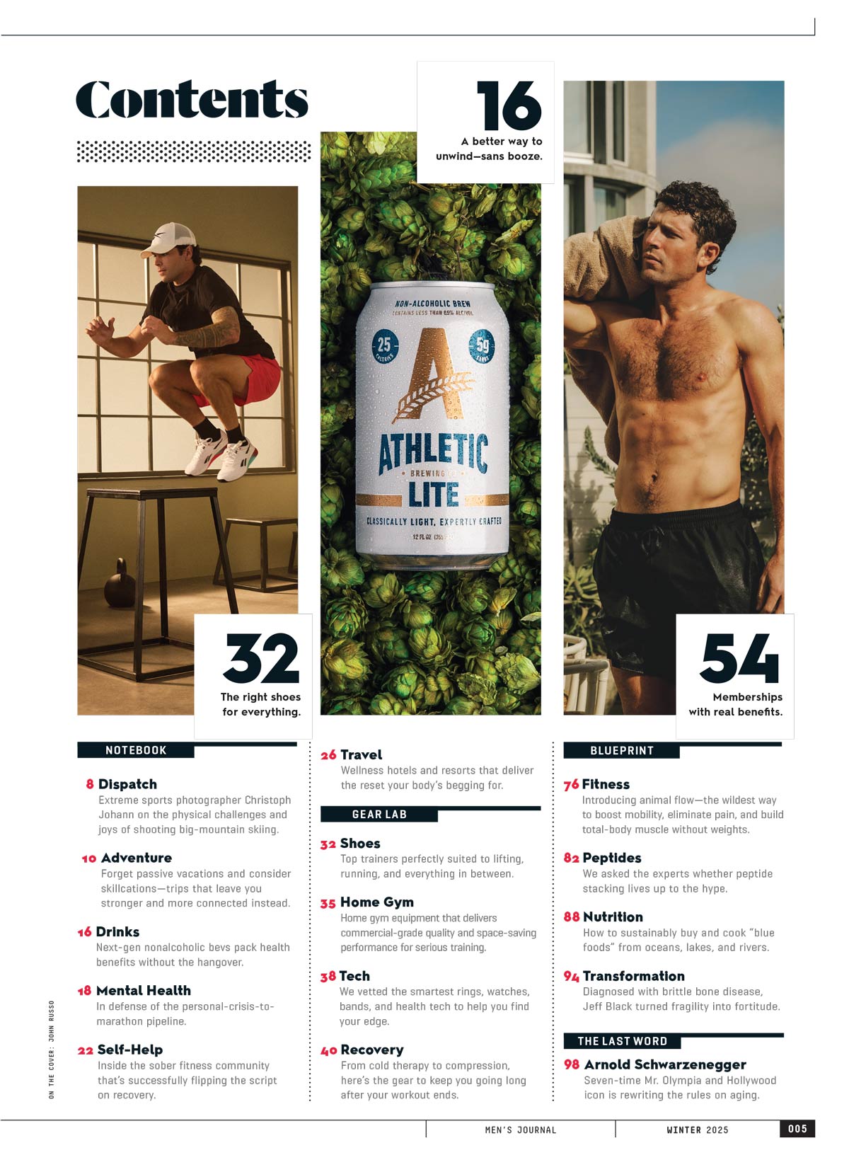 Men's Journal - Fitness Special: The Primal Workout To Get Strong, Sam Worthington Is Keeping His Cool Under Pressure, Legal Doping Hacks, The Cure For Male Loneliness, Home Gym Upgrades & More!