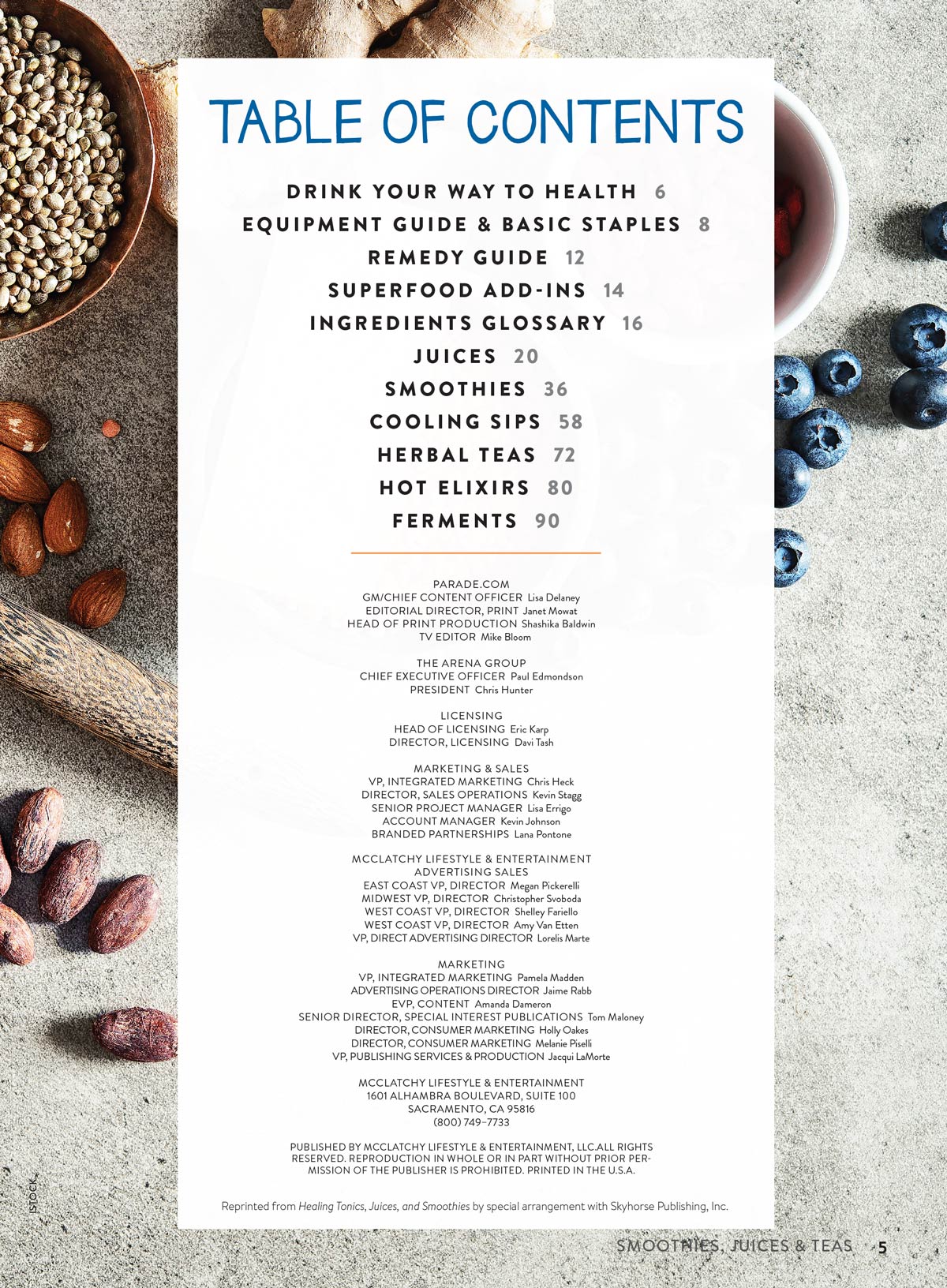 Parade Special Edition - Smoothies, Juices & Teas: Boost Energy & Immunity Naturally, 103 Healing Recipes, Delicious Power Packed Drinks, Soothing Teas, Gut-Healing Tonics, Protect Your Body & More!