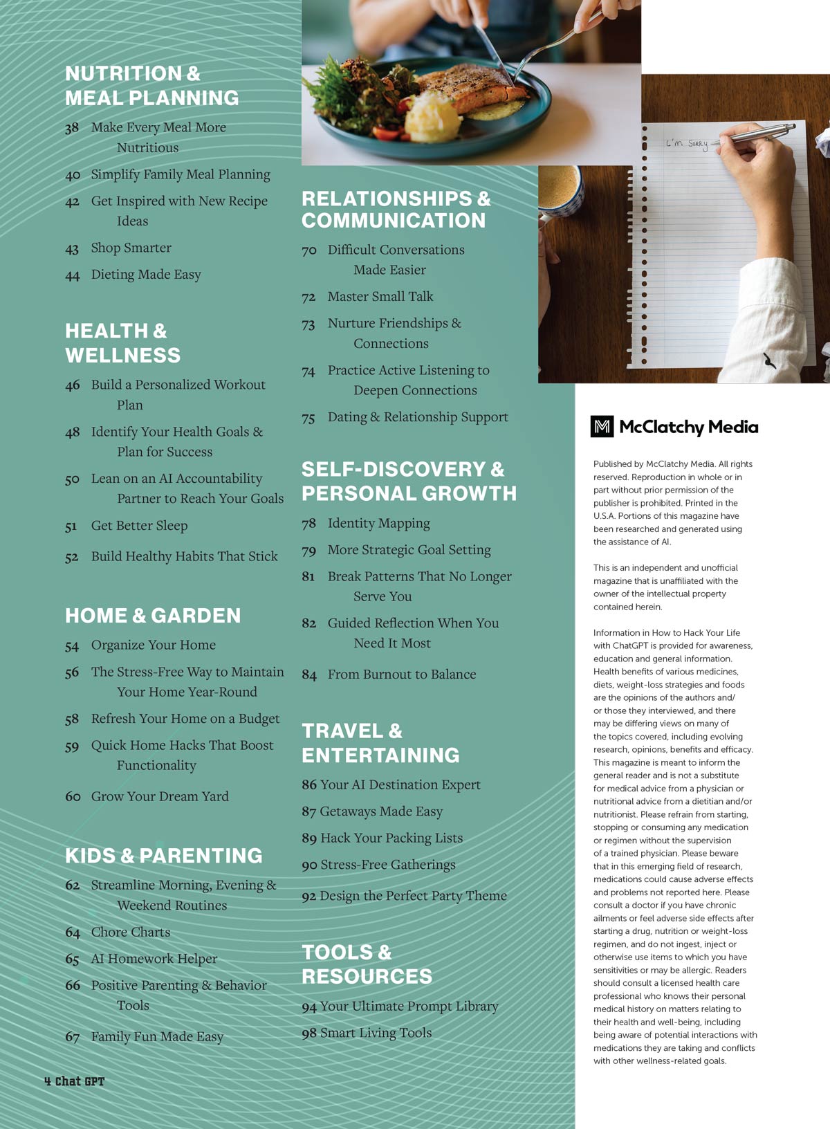 Chat GPT - How To Hack Your Life: Unlock The Full Potential Of Artificial Intelligence, Automate Tasks, Reduce Stress, Simplify Everyday Living & Daily Routines, Plan Meals, Reclaim Your Time & More!