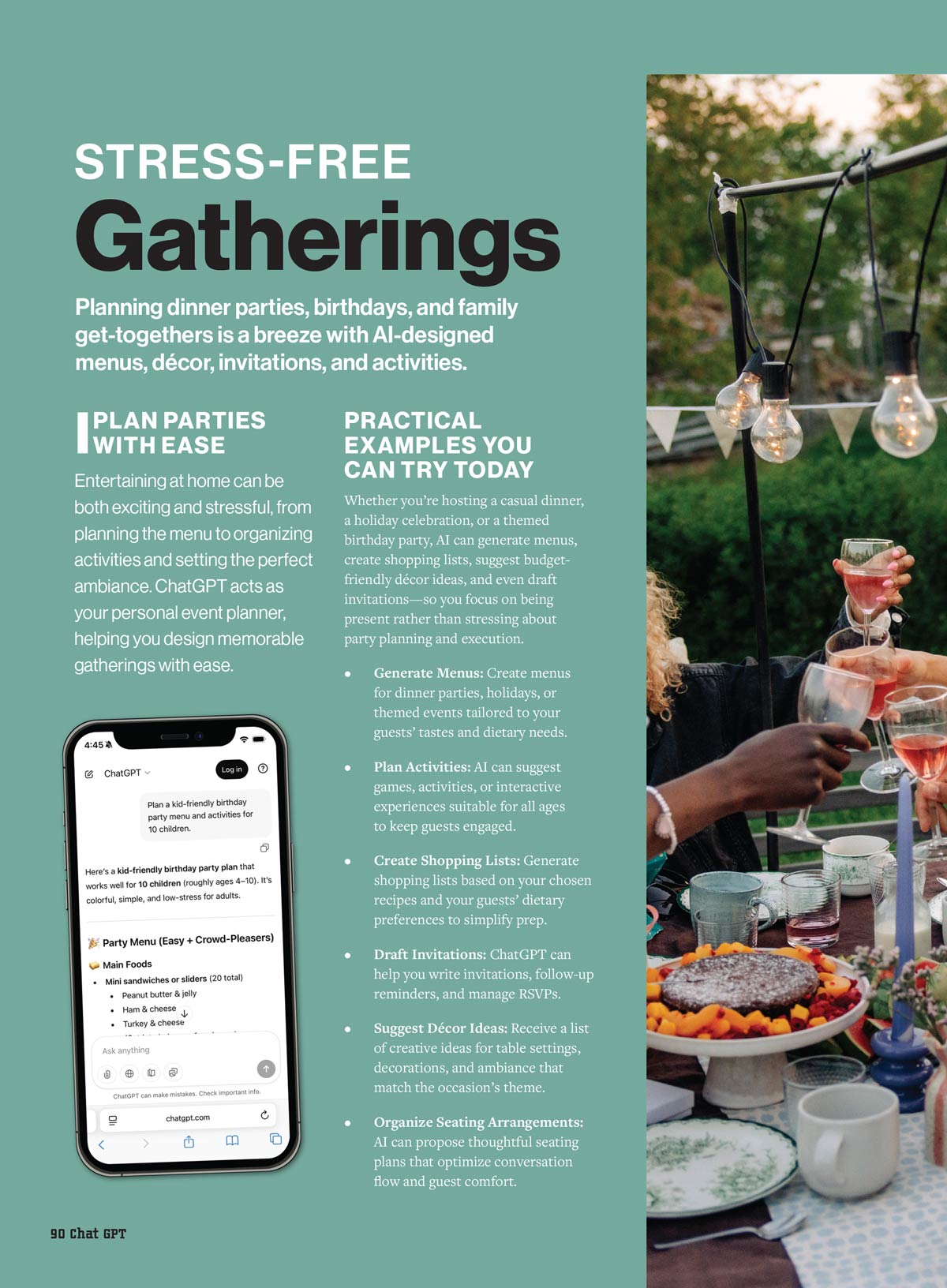 Chat GPT - How To Hack Your Life: Unlock The Full Potential Of Artificial Intelligence, Automate Tasks, Reduce Stress, Simplify Everyday Living & Daily Routines, Plan Meals, Reclaim Your Time & More!
