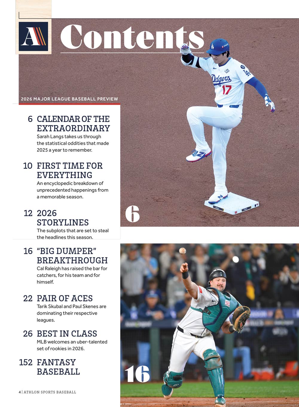 Athlon Sports - 2026 MLB Preview: In-Depth Coverage Of All 30 MLB Teams, Cal Raleigh's Interview, Star Players Shohei Ohtani, Aaron Judge, Ronald Acuña Jr., Paul Skenes, Tarik Skubal & More!
