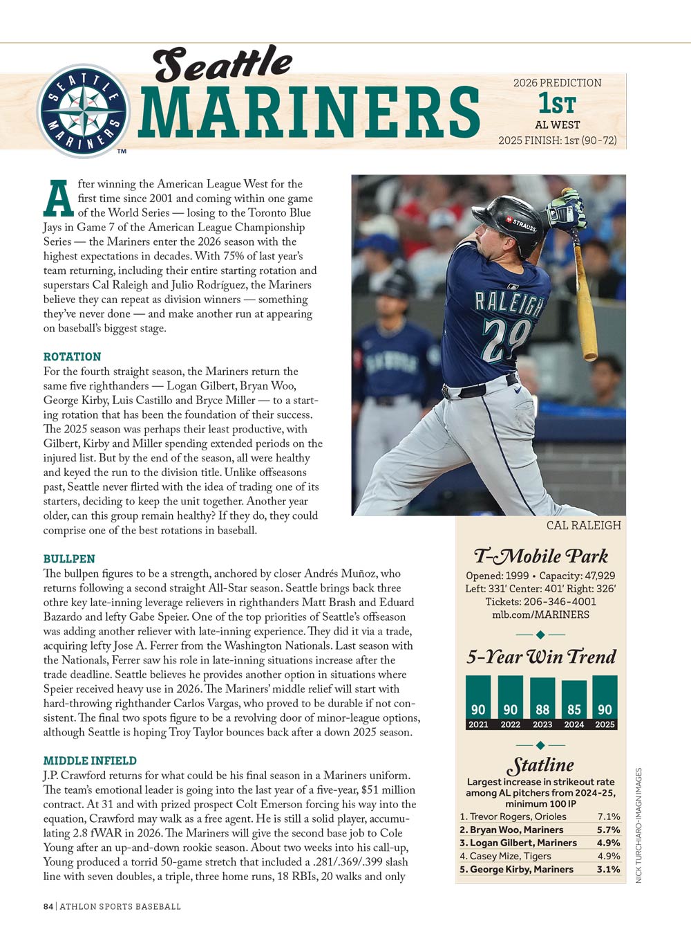 Athlon Sports - 2026 MLB Preview: In-Depth Coverage Of All 30 MLB Teams, Cal Raleigh's Interview, Star Players Shohei Ohtani, Aaron Judge, Ronald Acuña Jr., Paul Skenes, Tarik Skubal & More!
