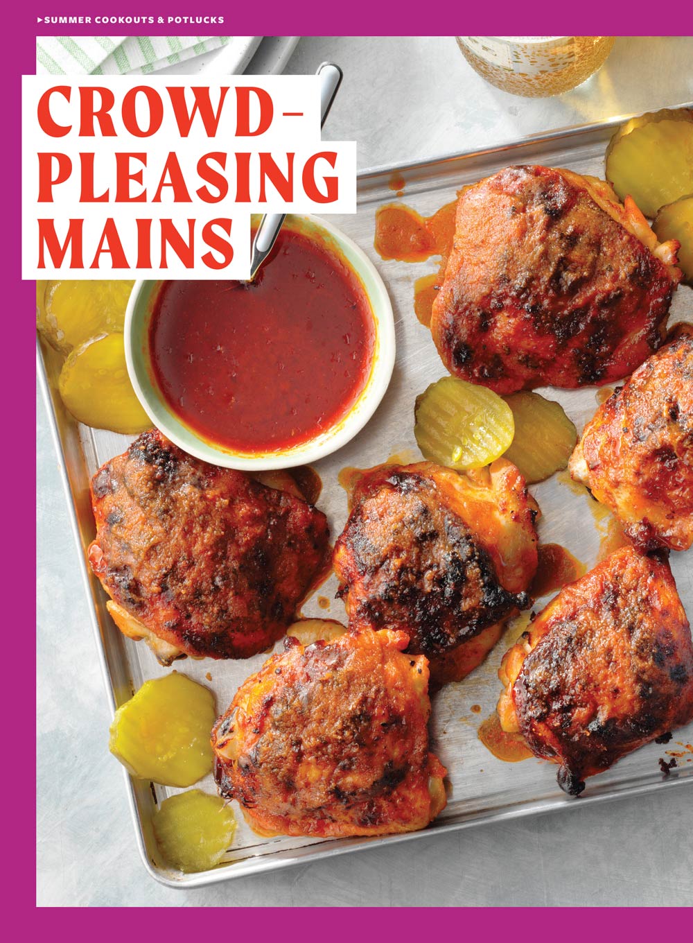 Taste of Home - Summer Cookouts & Potlucks: 103 Recipes For Your Best BBQ Ever, Make & Take Desserts, Crowd-Pleasing Appetizers, Grilled Suppers Including Chicken, Potato Salad, Brownies & More!
