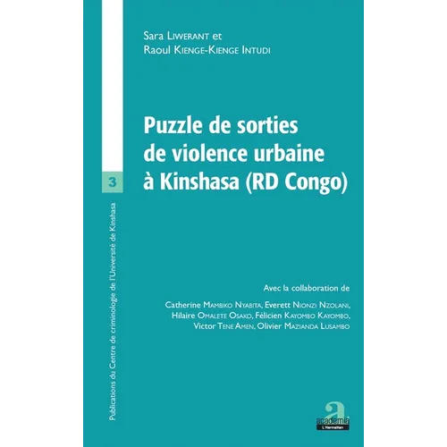 Puzzle de sorties de violence urbaine à Kinshasa (RD Congo)