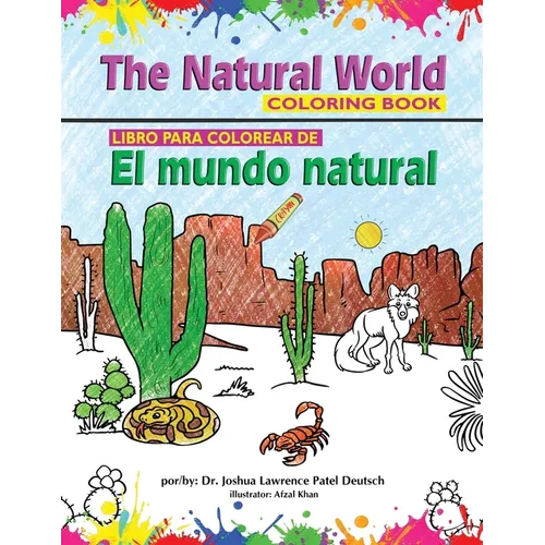 Libro para colorear de El mundo natural The natural world coloring book