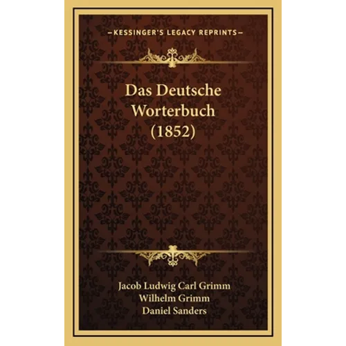 Das Deutsche Worterbuch (1852)