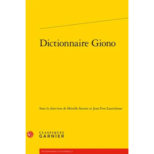 Dictionnaire Giono