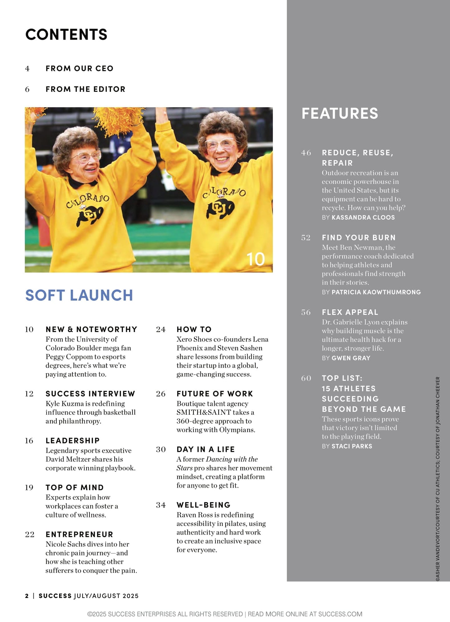 SUCCESS Magazine - July & August 2025: Tim & Demi-Leigh Tebow Challenge The Status Quo, Performance Coach Ben Newman Helps Champions Find Inner Strength, Athletes Excelling Off The Field & More!