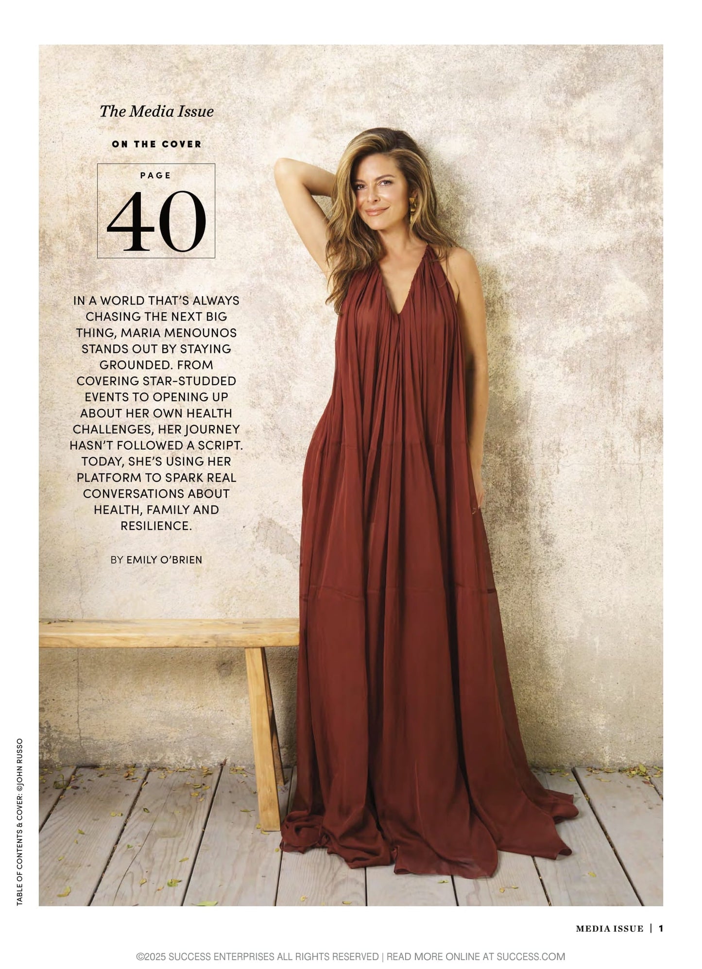 SUCCESS Magazine - September & October 2025: Maria Menounos' Wellness Movement, Alison Victoria's Beauty Brand Collab, Sunny Hostin's Next Chapter, Shark Tank’s Daymond John's  Insights & More!
