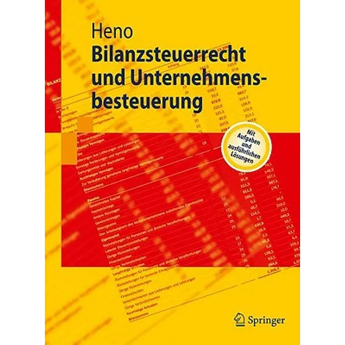Bilanzsteuerrecht Und Unternehmensbesteuerung