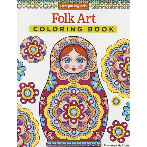 Folk Art Coloring Book