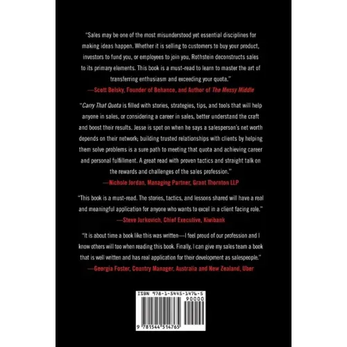 Carry That Quota: Sales Tactics and Stories By the Rep For the Rep