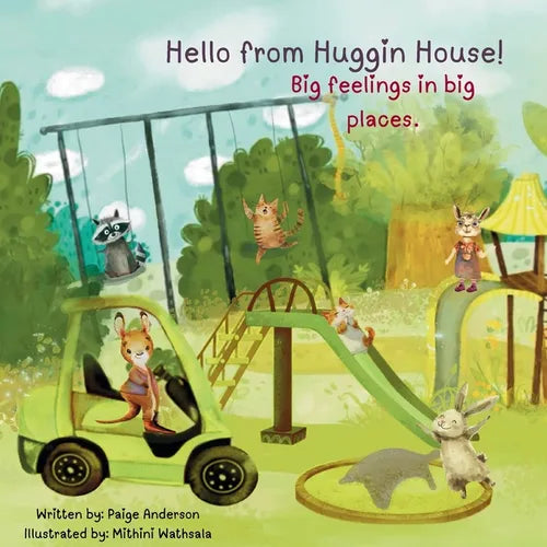 Hello from Huggin House! Big feelings in big places.
