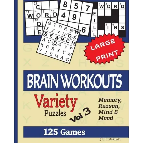 BRAIN WORKOUTS (Variety) Puzzles Vol 3