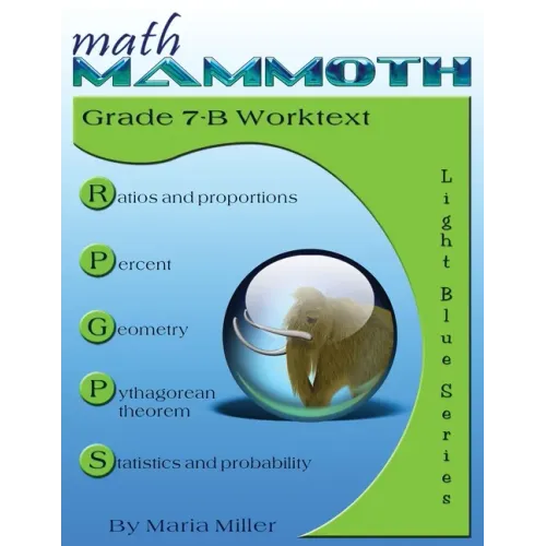 Math Mammoth Grade 7-B Worktext