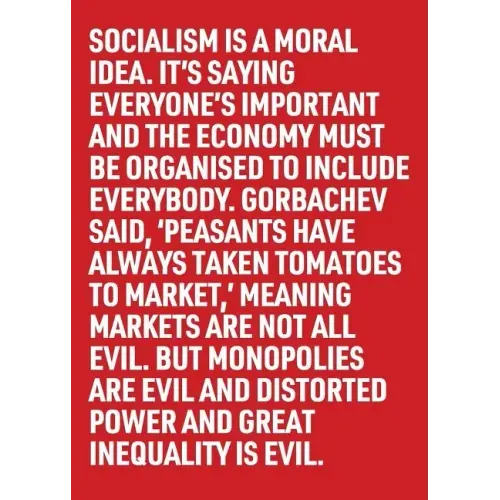 Socialism Is a Moral Idea
