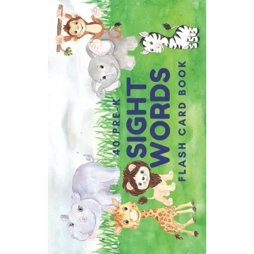 40 Pre-K Sight Words: Flash Card Book