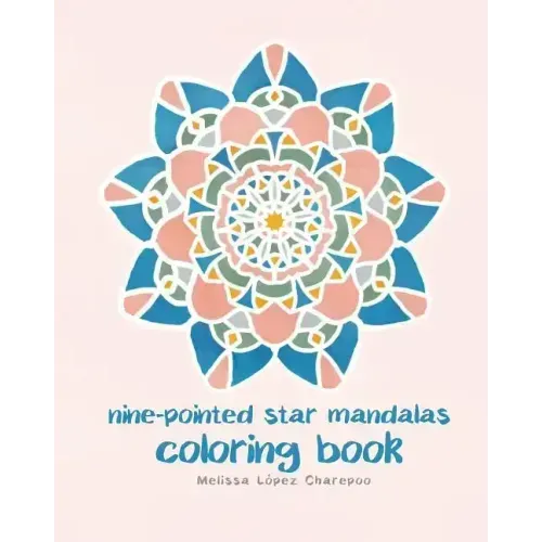 Nine-pointed Star Mandalas, Coloring Book