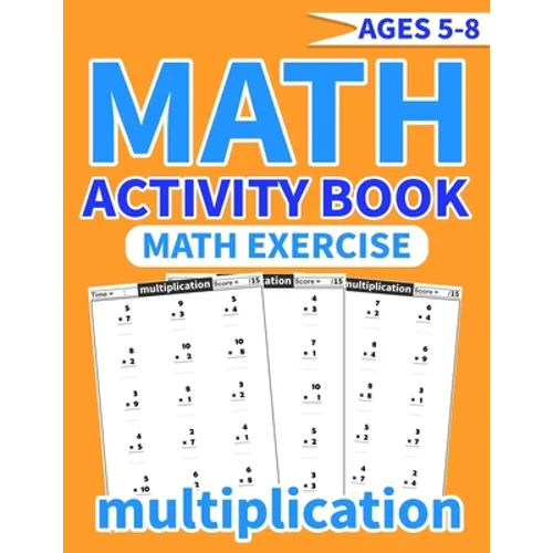 Math activity book multiplication: More than 1500 mathematical operations (multiplication) in one exercise book for kids ages 5-8 ... for smart childr