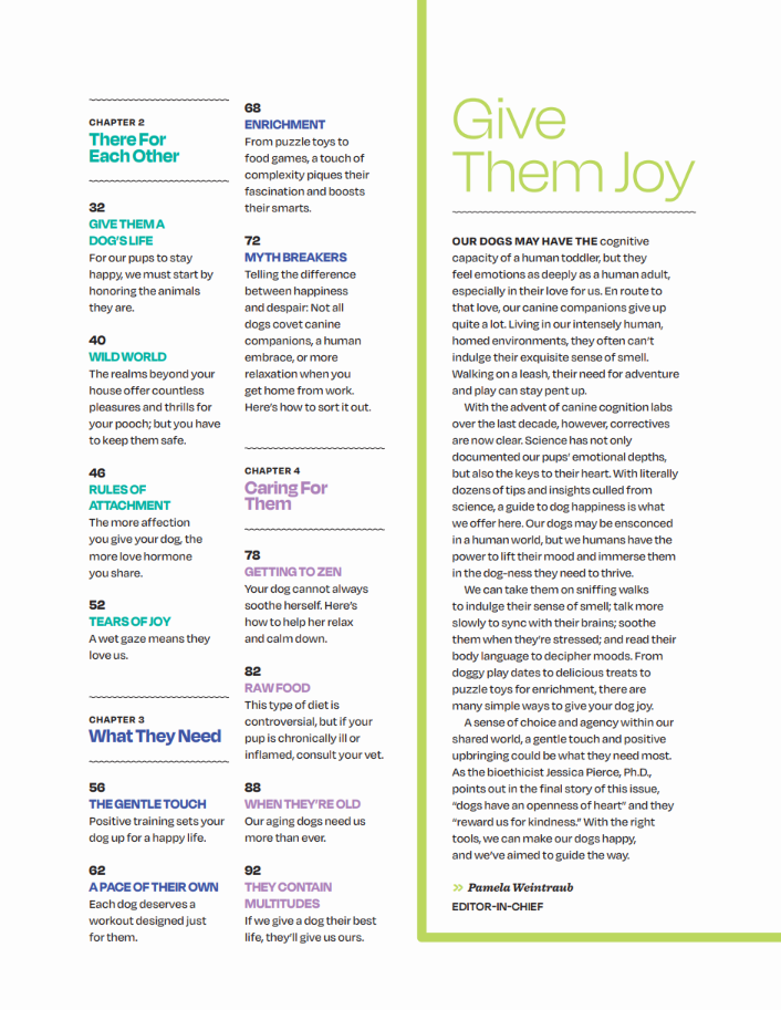 Inside Your Dog's Mind - The Happiness Issue: The Art Of Adventure & Play, Tips & Techniques To Fill Your Furry Friend's Lives With Joy, Playtime, Proper Nutrition, Return Gestures Of Love & More!