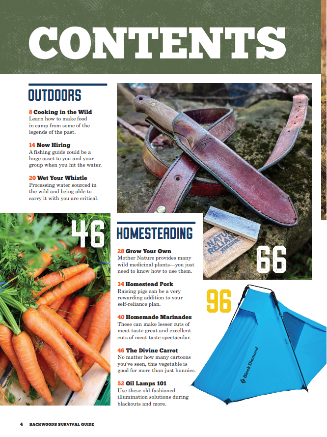 Backwoods Survival Guide - Living Off The Land No. 32: Your Ultimate Resource For Outdoor Adventure & Simple Life, Self-Reliance, Gear Reviews, Tips, Expert Wilderness Insights & More!