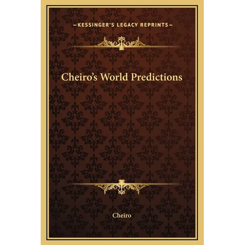 Cheiro's World Predictions