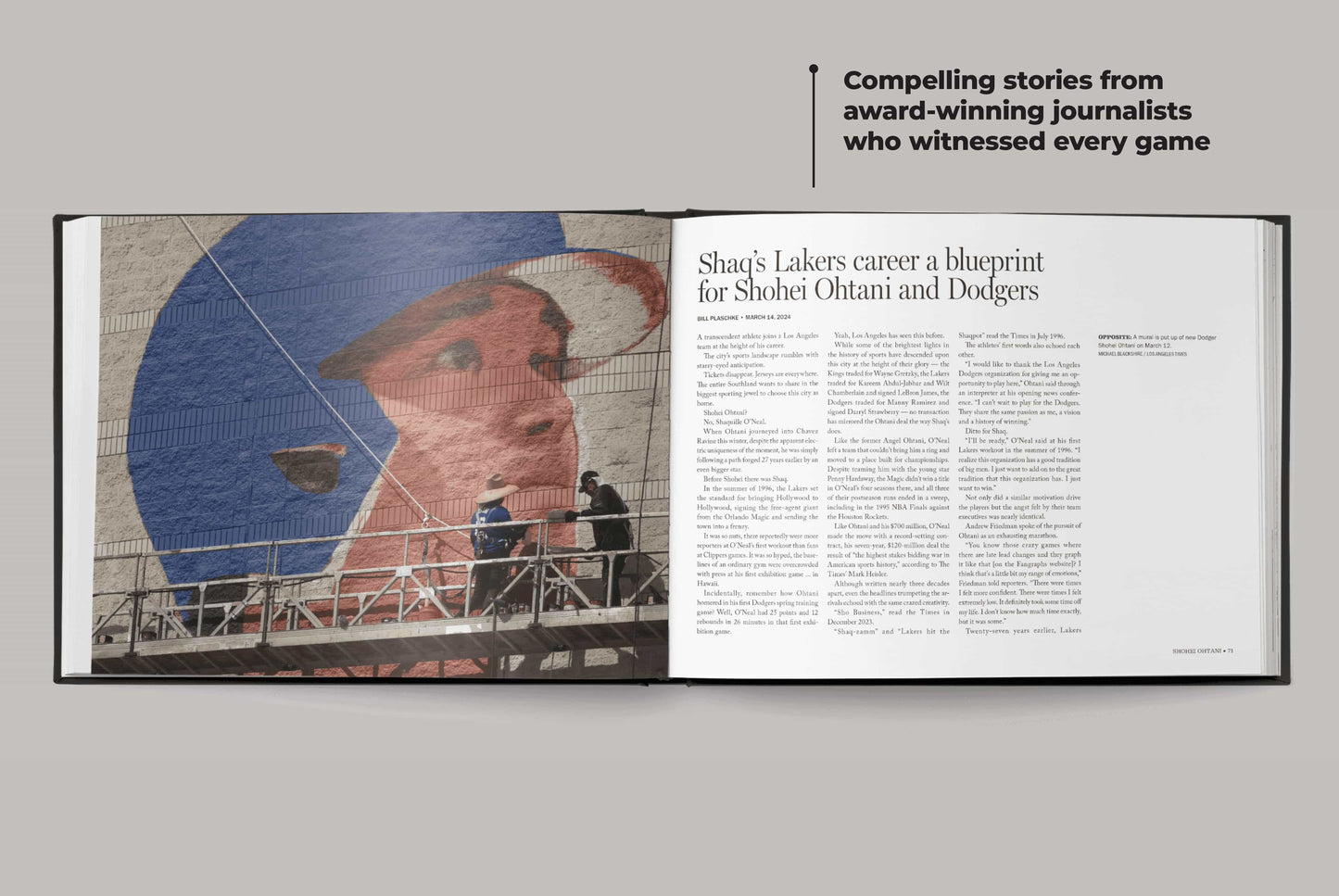 Ohtani's Journey: The L.A. Times Chronicles Shohei Ohtani's Rise From a Rural Town in Japan to His Record-Breaking Debut Dodgers Season Book