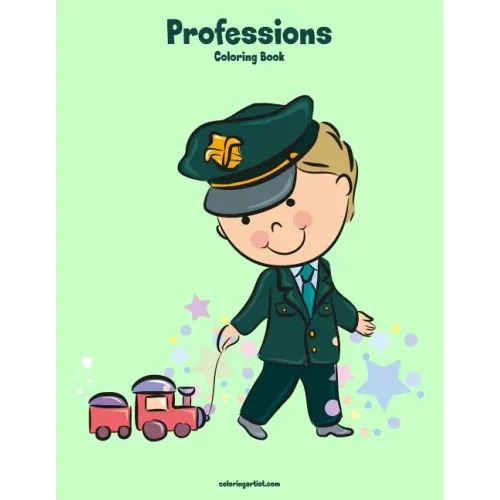 Professions Coloring Book 1