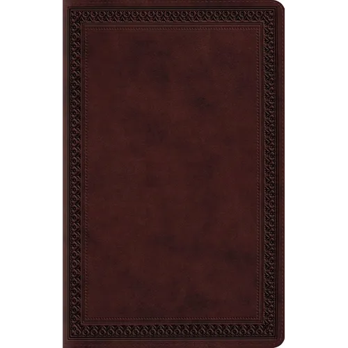 ESV Premium Gift Bible (Trutone, Mahogany, Border Design)