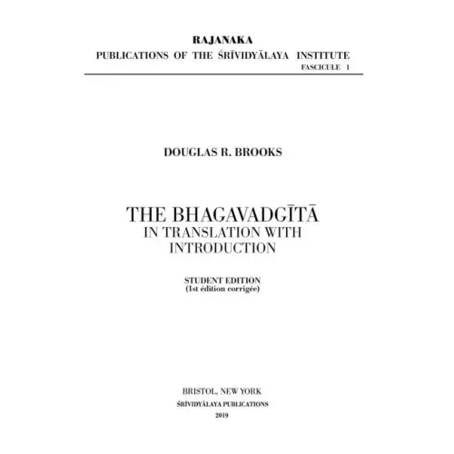 The Bhagavadgītā in Translation with Introduction: Student Edition